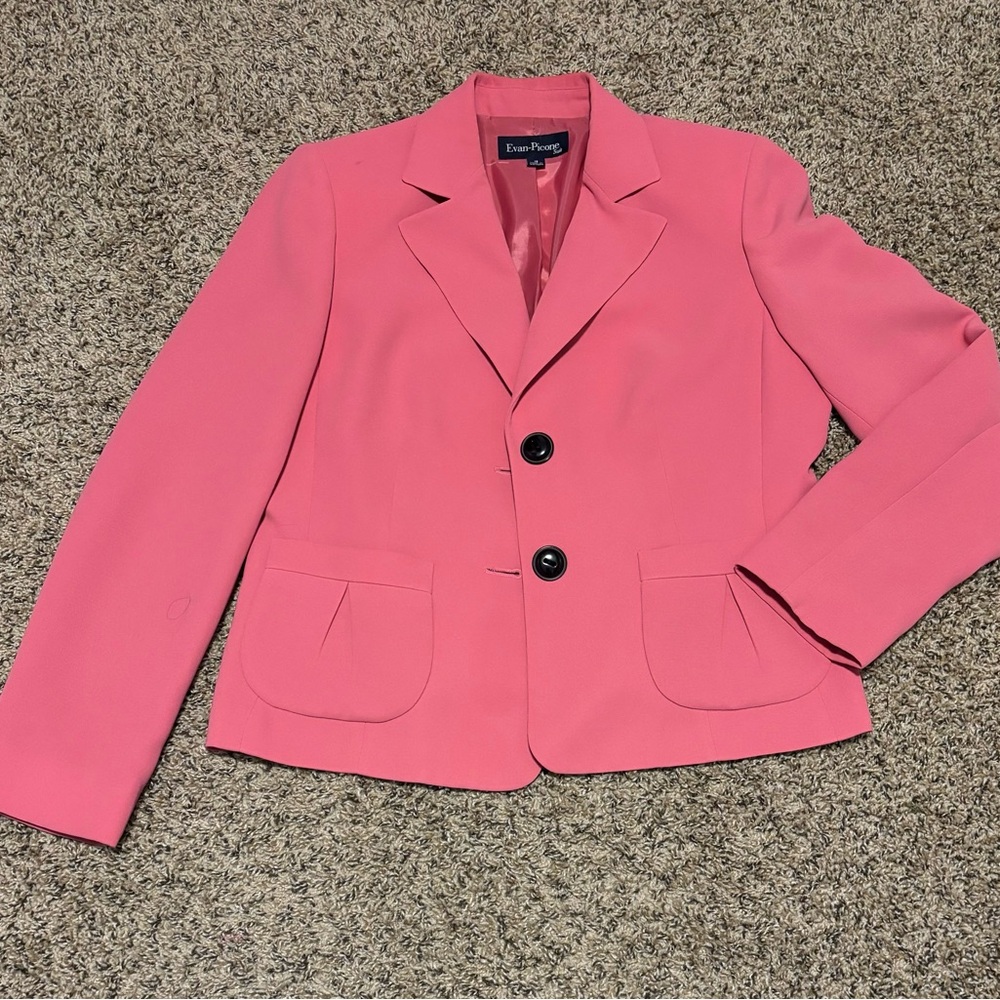 Evan Picone Vibrant Pink Jacket